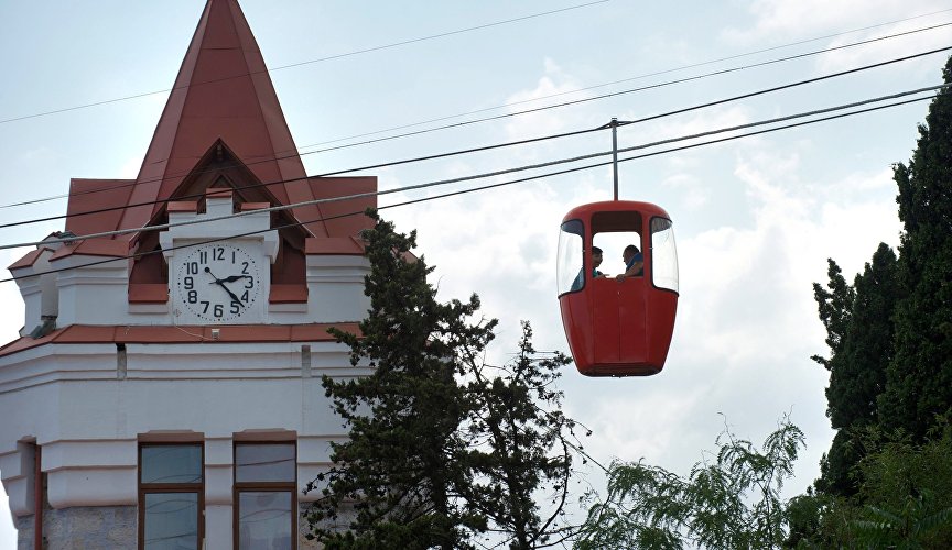 Cable car in Yalta
